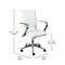 Flash Furniture White LeatherSoft Office Chair with Chrome Arms GO-21111B-WH-CHR-GG - alternate 2